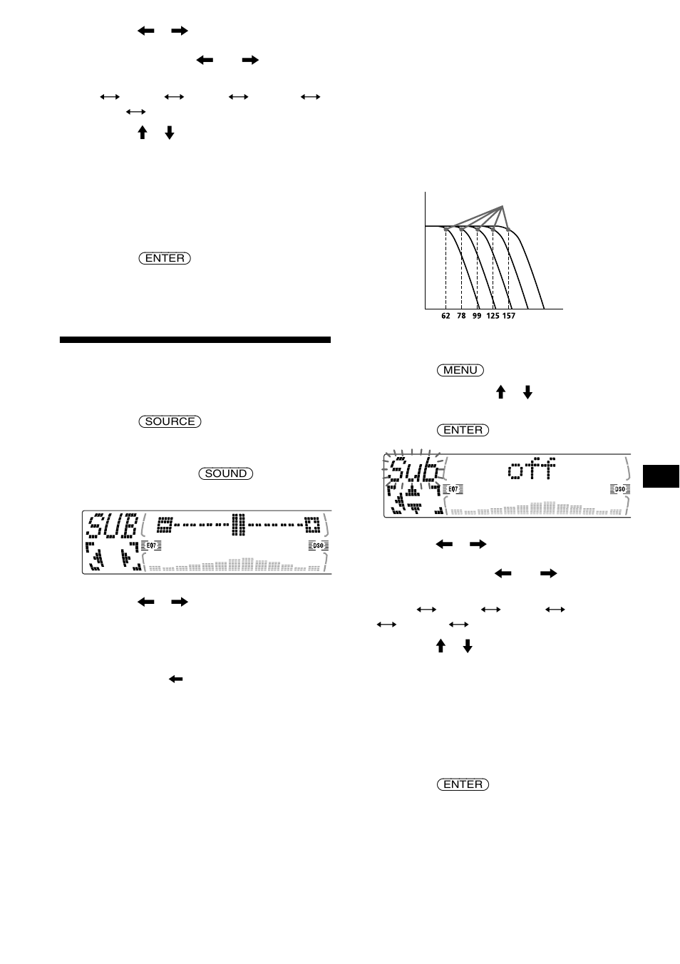 Regolazione del volume dei subwoofer | Sony MDX-M690 User Manual | Page 153 / 206