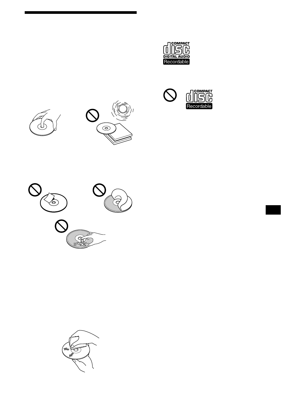 Opmerkingen betreffende cd’s, 7opmerkingen betreffende cd’s | Sony MDX-M690 User Manual | Page 171 / 206