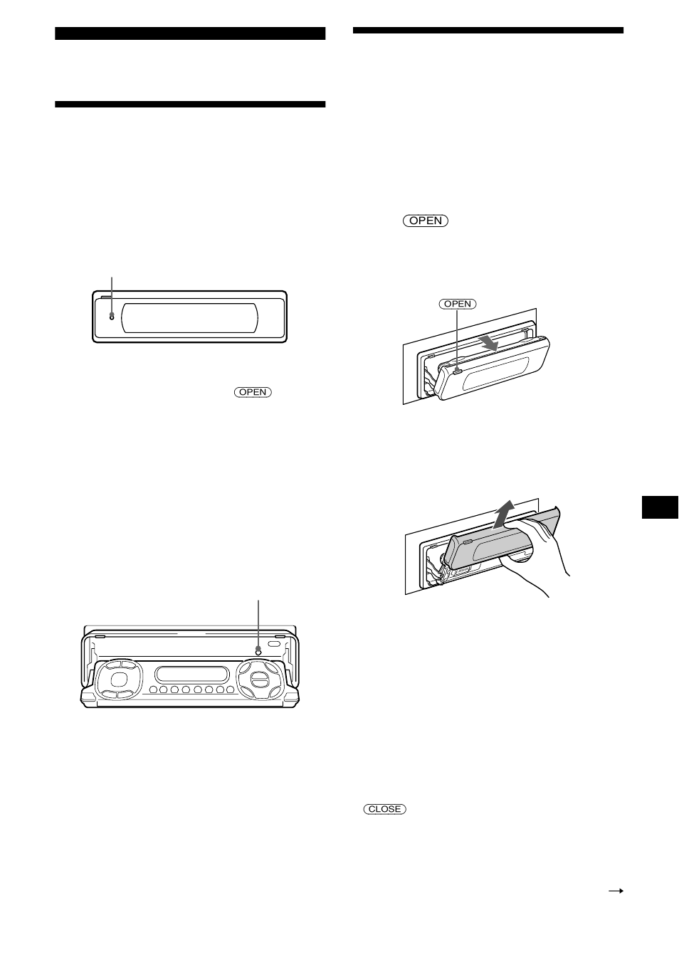 Aan de slag, Instellingen wissen, Het hoofddisplay losmaken | Instellingen wissen het hoofddisplay losmaken | Sony MDX-M690 User Manual | Page 173 / 206