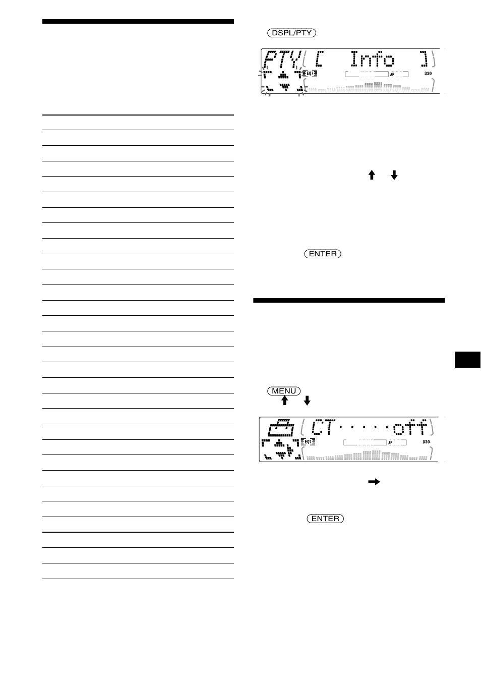 Afstemmen op zenders volgens programmatype, Klok automatisch instellen, Afstemmen op zenders volgens program | Matype — pty, 19 afstemmen op zenders volgens programmatype | Sony MDX-M690 User Manual | Page 183 / 206