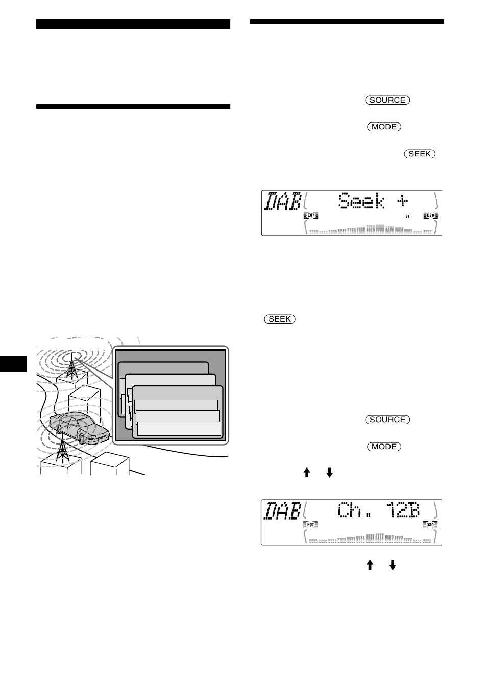Dab (optie), Overzicht van dab, Basishandelingen van dab | Overzicht van dab basishandelingen van dab | Sony MDX-M690 User Manual | Page 184 / 206