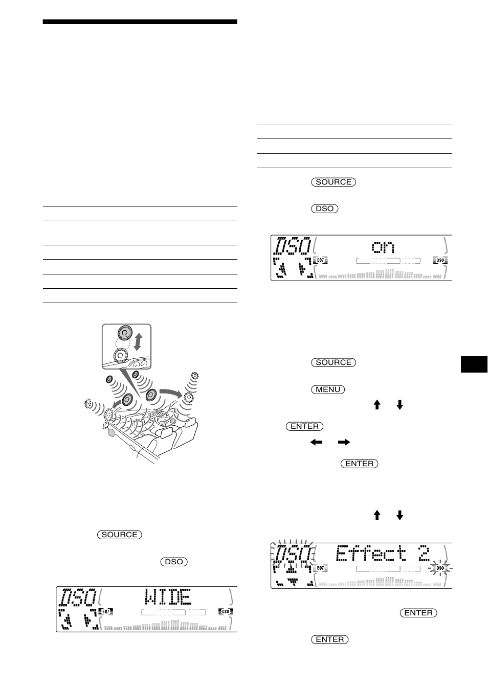 Het soundstage menu instellen, Dynamic soundstage organizer (dso), 25 het soundstage menu instellen | Sony MDX-M690 User Manual | Page 189 / 206