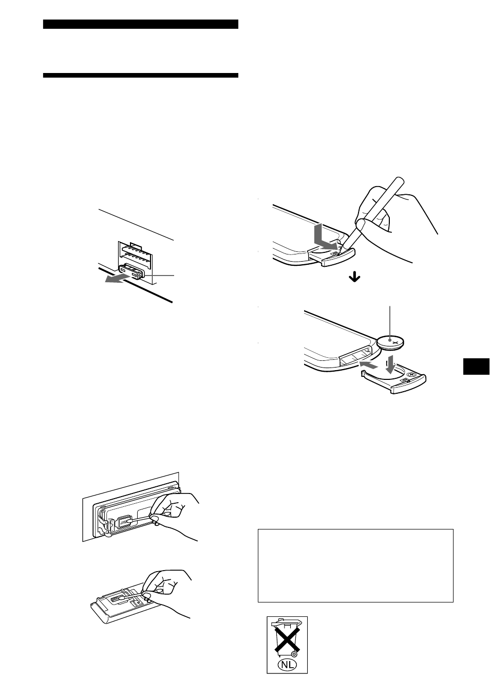 Aanvullende informatie, Onderhoud | Sony MDX-M690 User Manual | Page 199 / 206