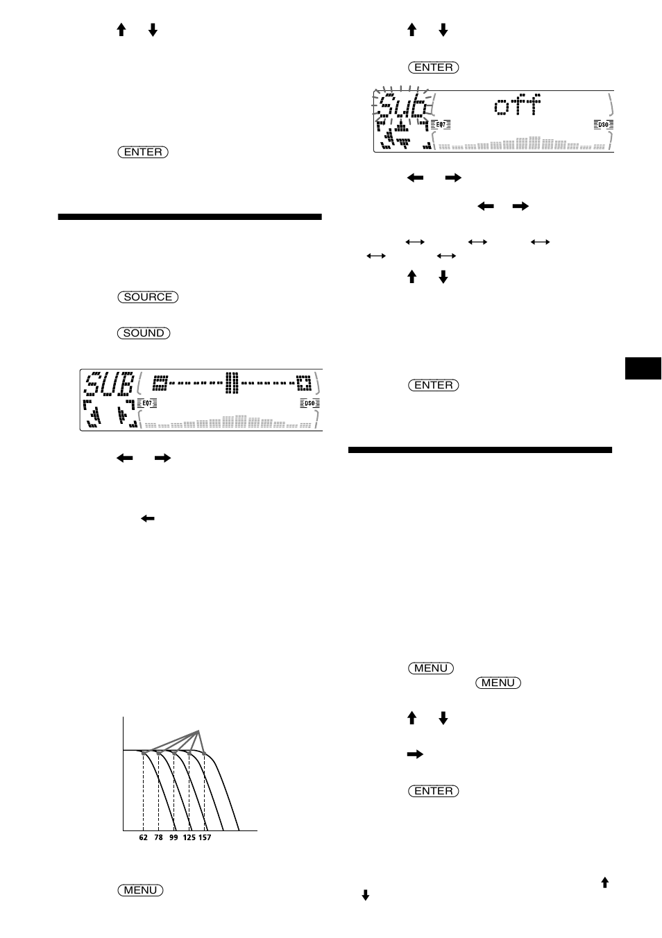 Adjusting the volume of the subwoofer(s), Other adjustable items (cdx- m670, mdx-m690 only), Adjusting the volume of the | Subwoofer(s), Other adjustable items, Cdx-m670, mdx-m690 only) | Sony MDX-M690 User Manual | Page 31 / 206