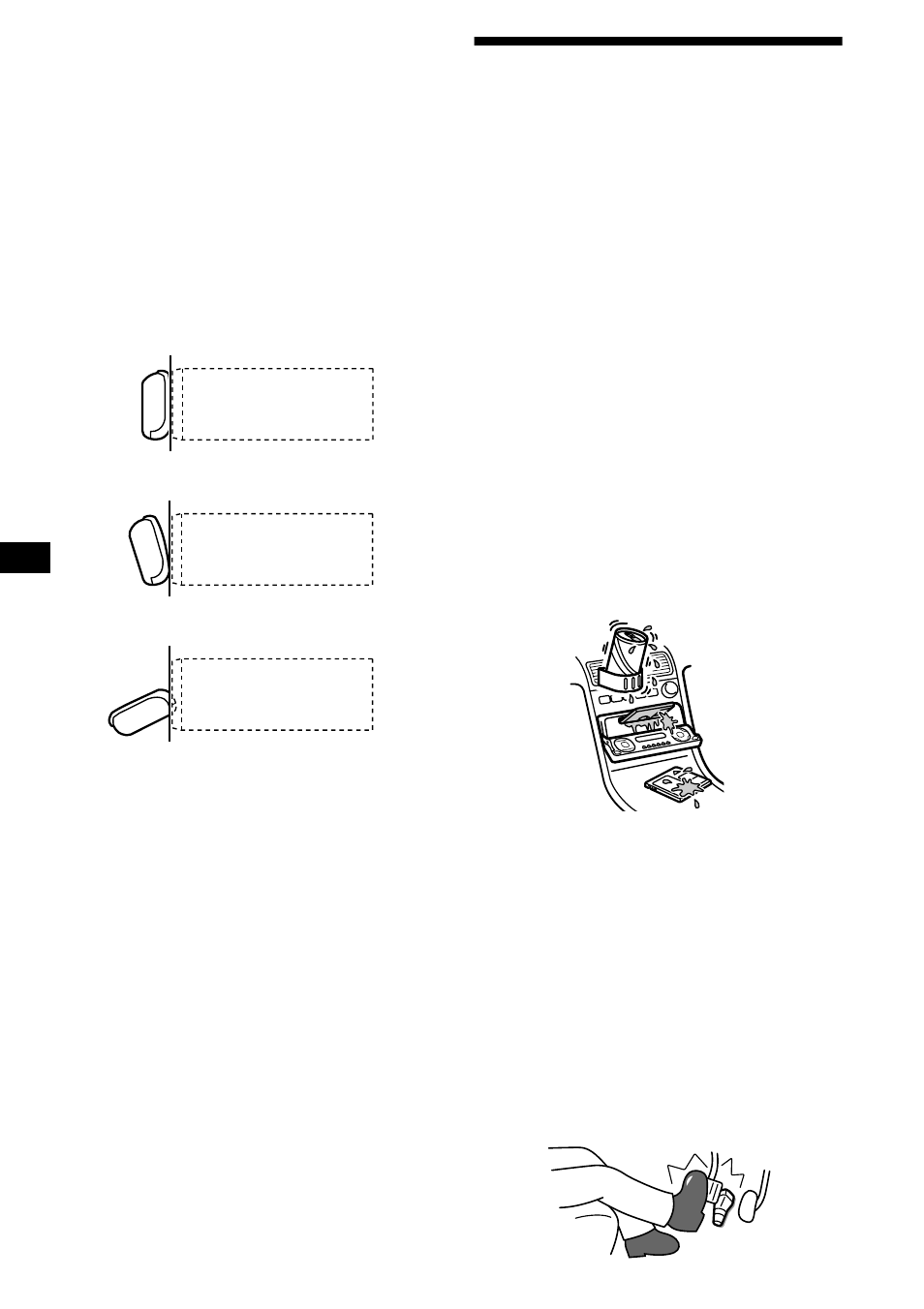 Sicherheitsmaßnahmen | Sony MDX-M690 User Manual | Page 46 / 206