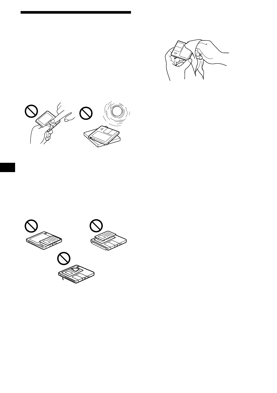 Hinweise zu mds, 8hinweise zu mds | Sony MDX-M690 User Manual | Page 48 / 206