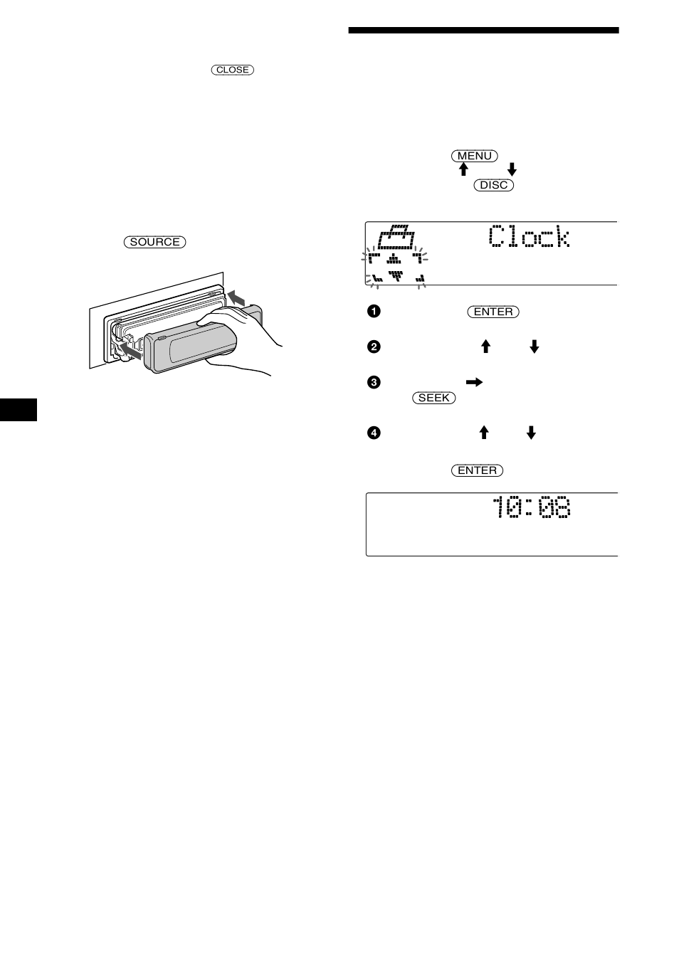 Einstellen der uhr | Sony MDX-M690 User Manual | Page 50 / 206