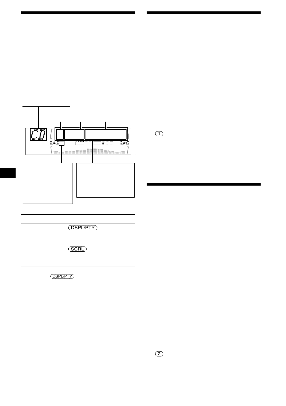 Informationen im display, Wiederholtes wiedergeben von titeln, Repeat play | Wiedergeben von titeln in willkürlicher, Reihenfolge — shuffle play, 12 informationen im display | Sony MDX-M690 User Manual | Page 52 / 206