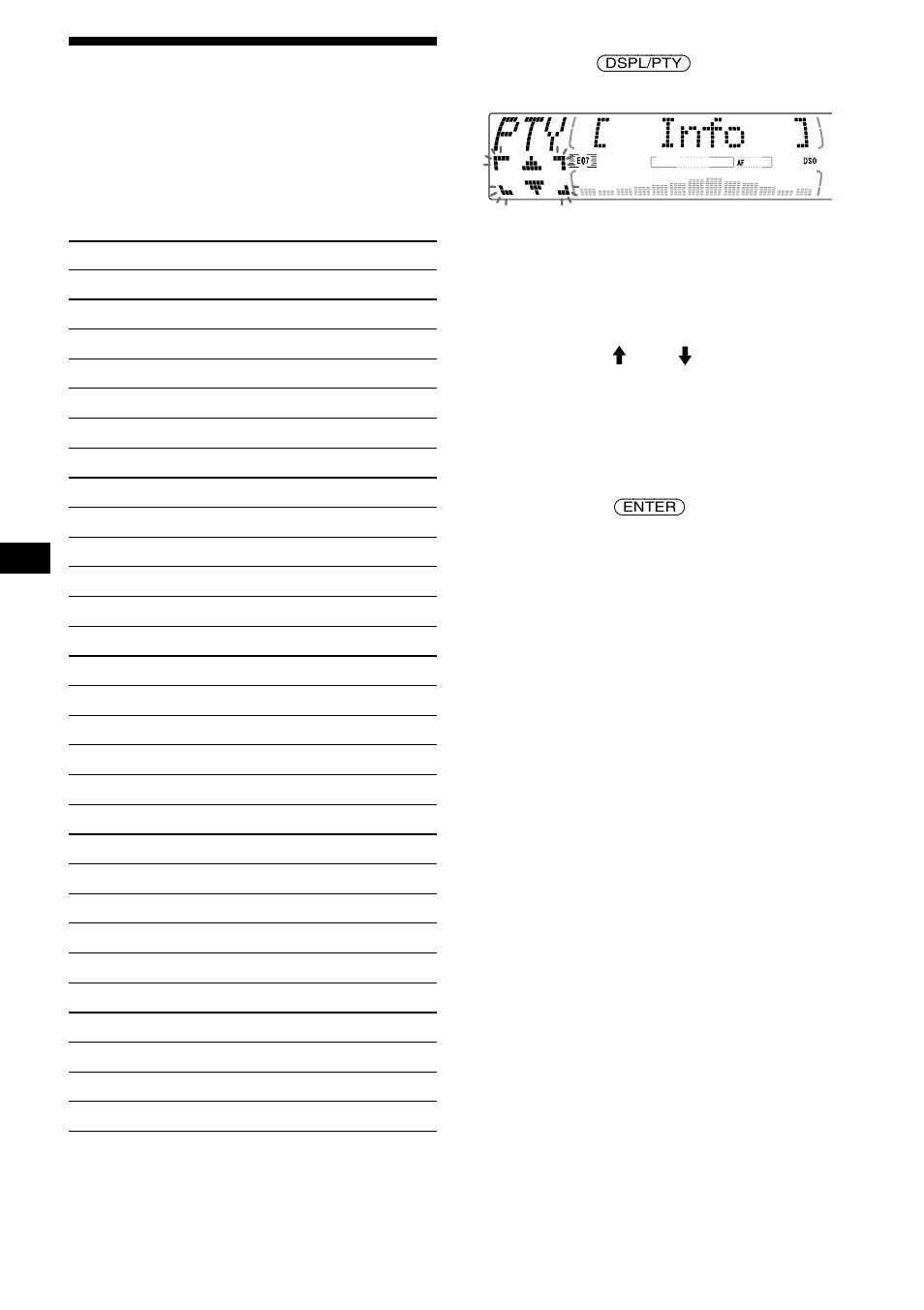 Einstellen von sendern nach programmtyp, Seite 20, 20 einstellen von sendern nach programmtyp | Sony MDX-M690 User Manual | Page 60 / 206