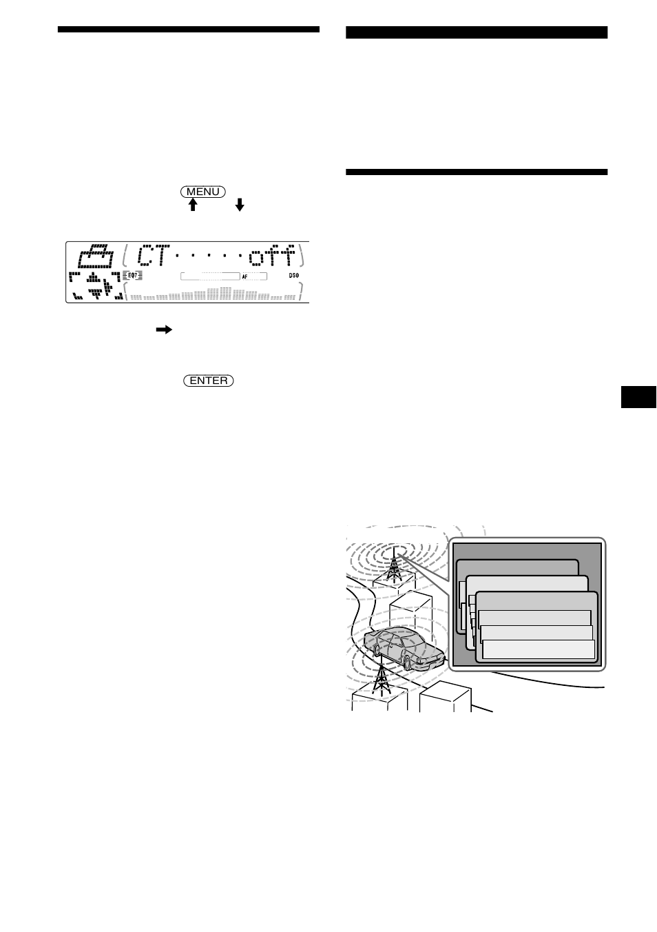 Automatisches einstellen der uhr, Dab (gesondert erhältlich), Übersicht über dab | Seite 21, 21 automatisches einstellen der uhr | Sony MDX-M690 User Manual | Page 61 / 206