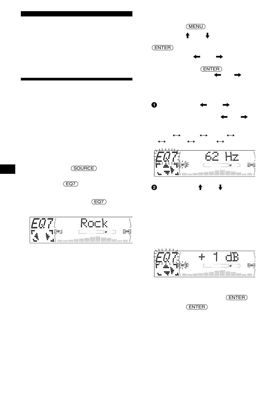 Einstellen des optimalen klangs, Einstellen des equalizers (eq7) | Sony MDX-M690 User Manual | Page 66 / 206