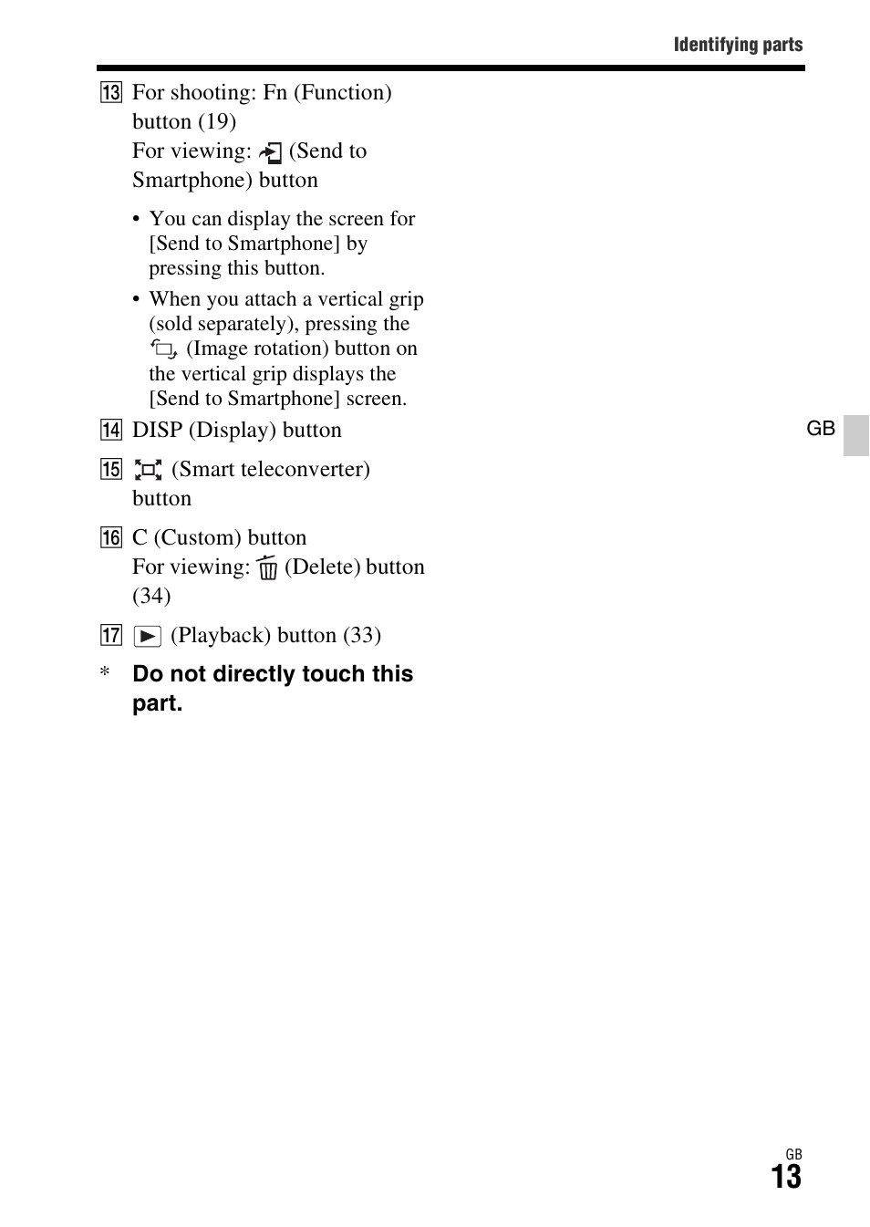 Sony ILCA-77M2 User Manual | Page 13 / 675