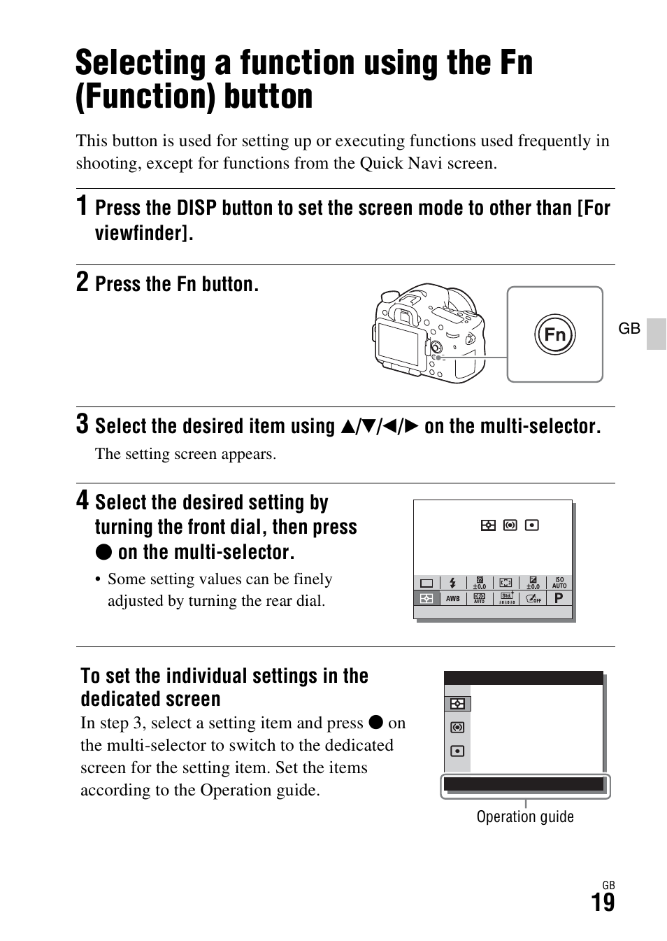 Sony ILCA-77M2 User Manual | Page 19 / 675