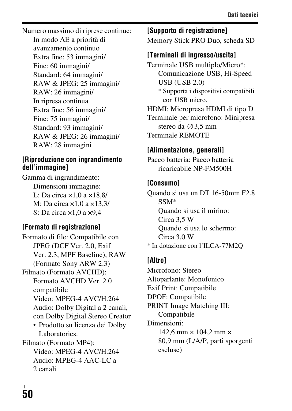 Sony ILCA-77M2 User Manual | Page 270 / 675