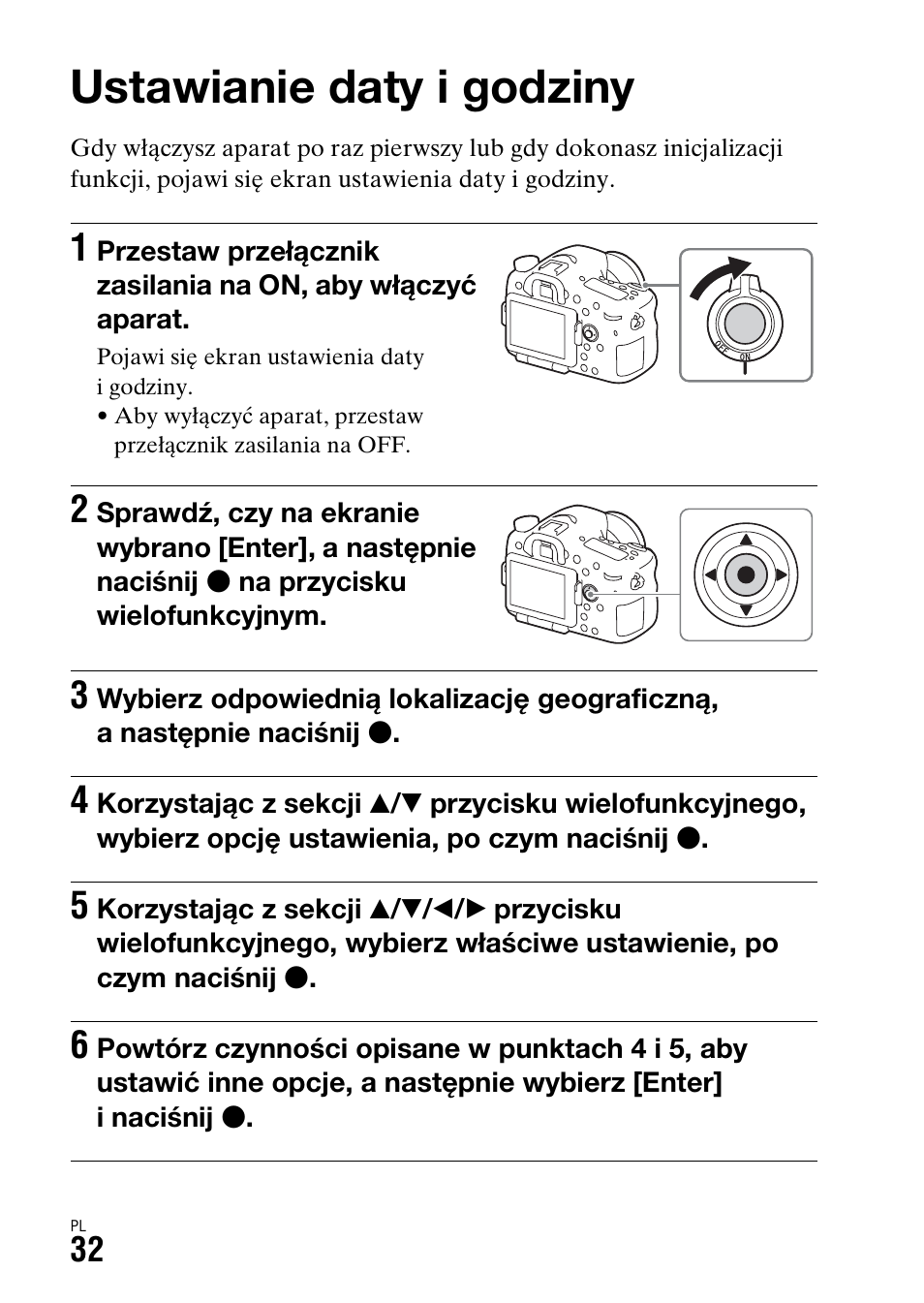 Ustawianie daty i godziny, A (32) | Sony ILCA-77M2 User Manual | Page 414 / 675