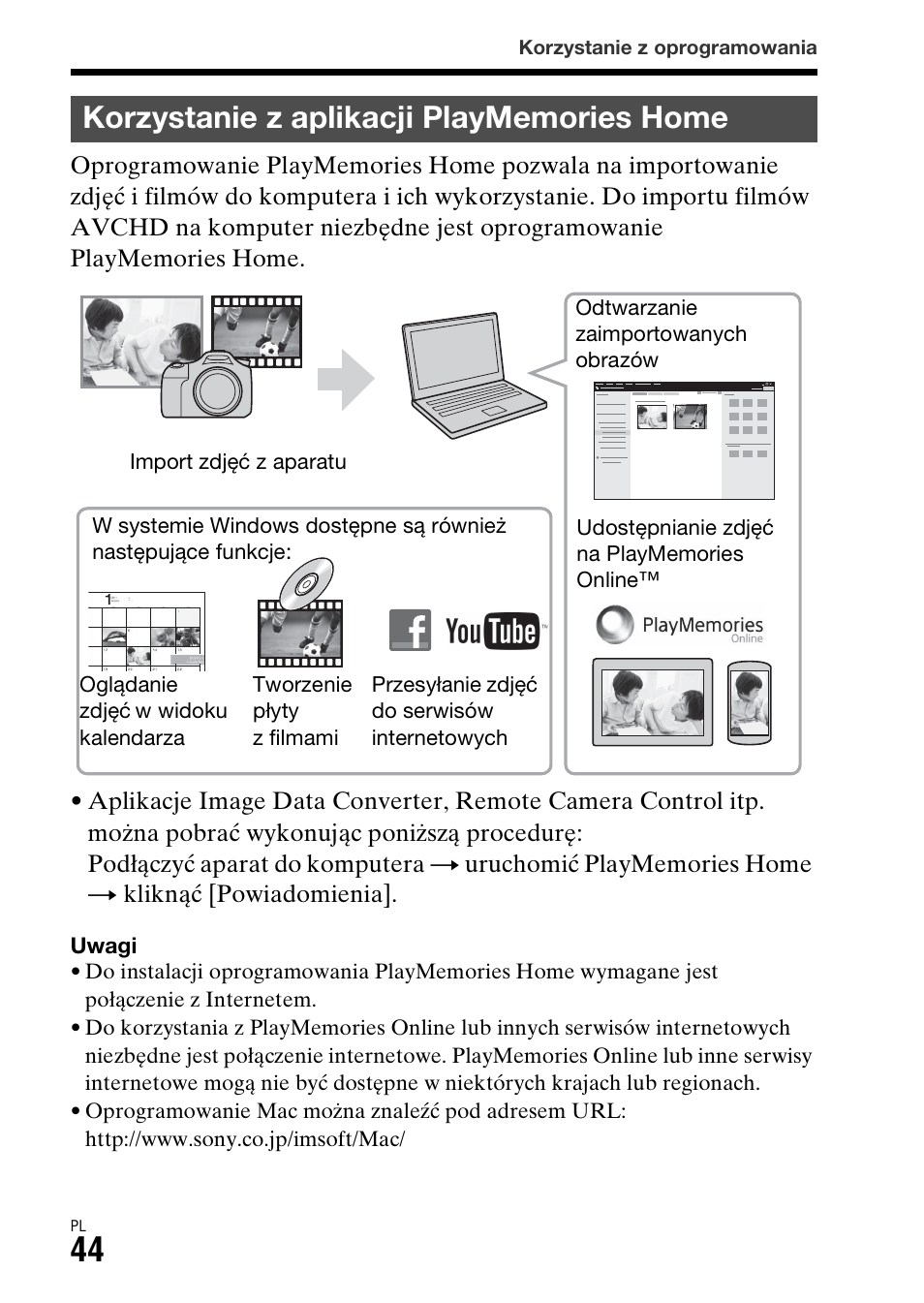 Korzystanie z aplikacji playmemories home | Sony ILCA-77M2 User Manual | Page 426 / 675