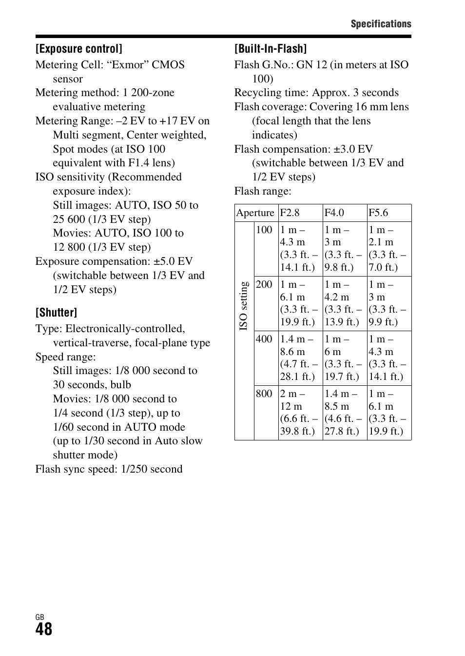 Sony ILCA-77M2 User Manual | Page 48 / 675