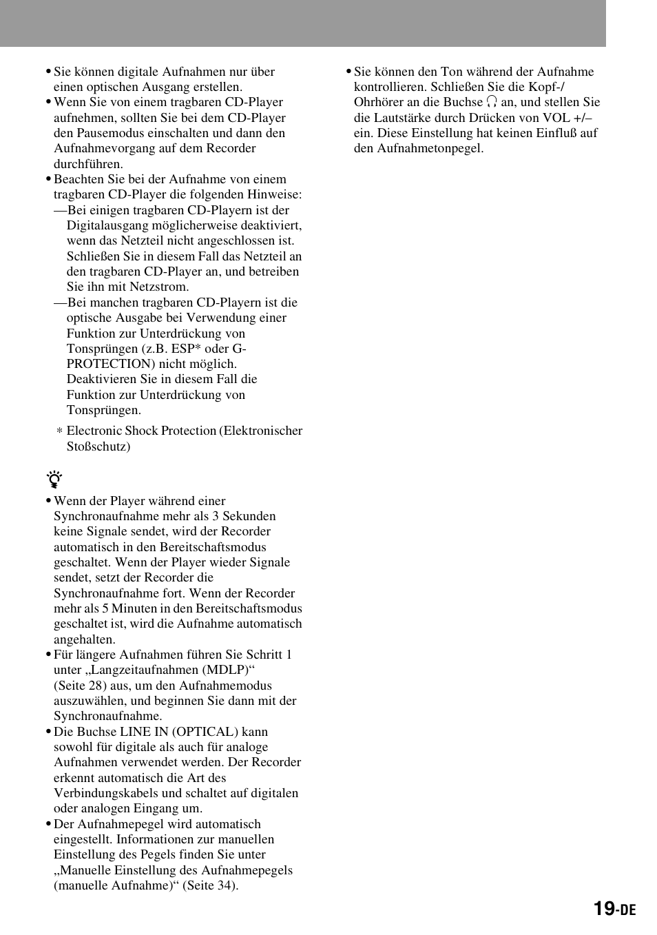 Sony MZ-S1 User Manual | Page 19 / 220