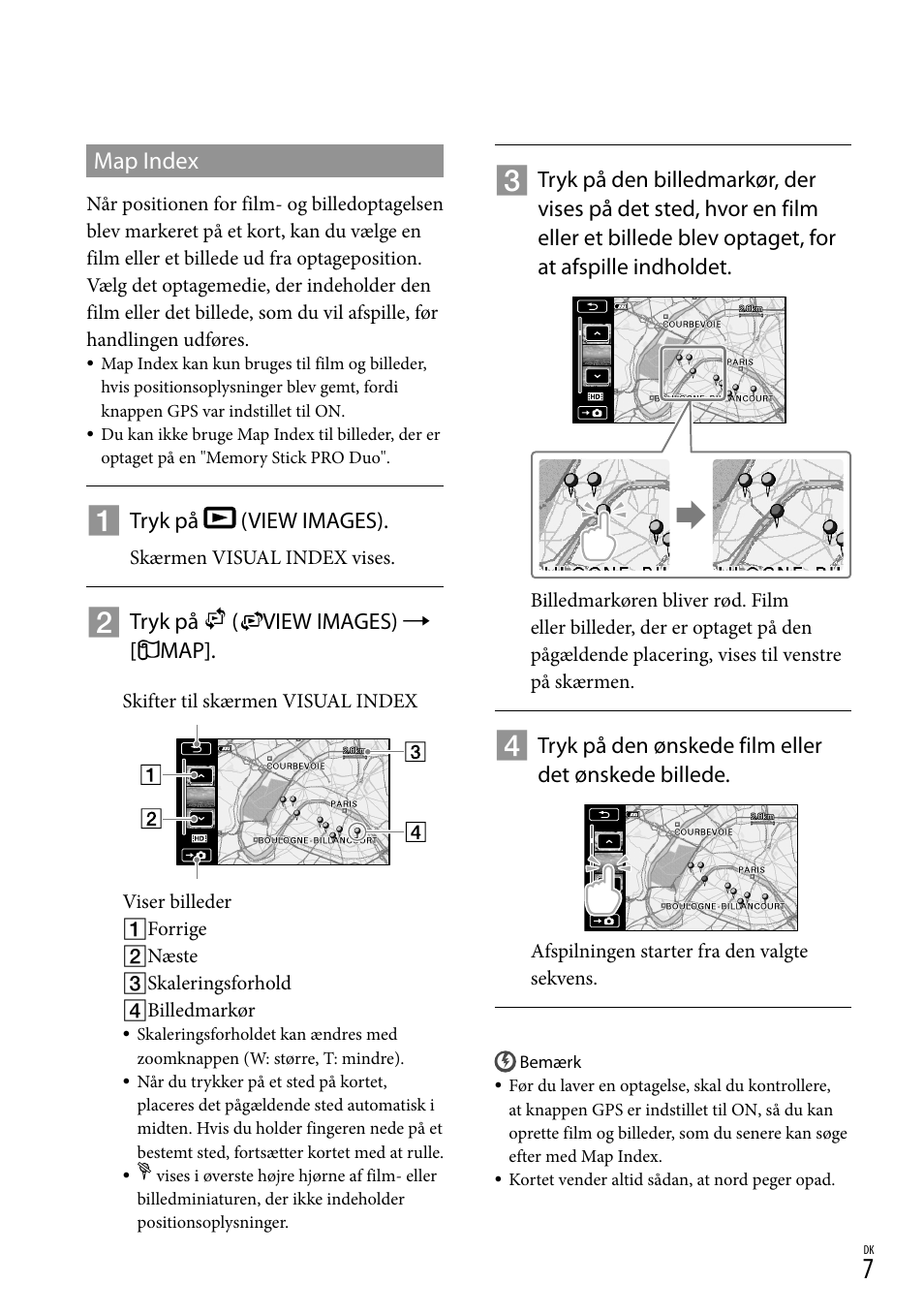 Map index | Sony HDR-CX500E User Manual | Page 137 / 156