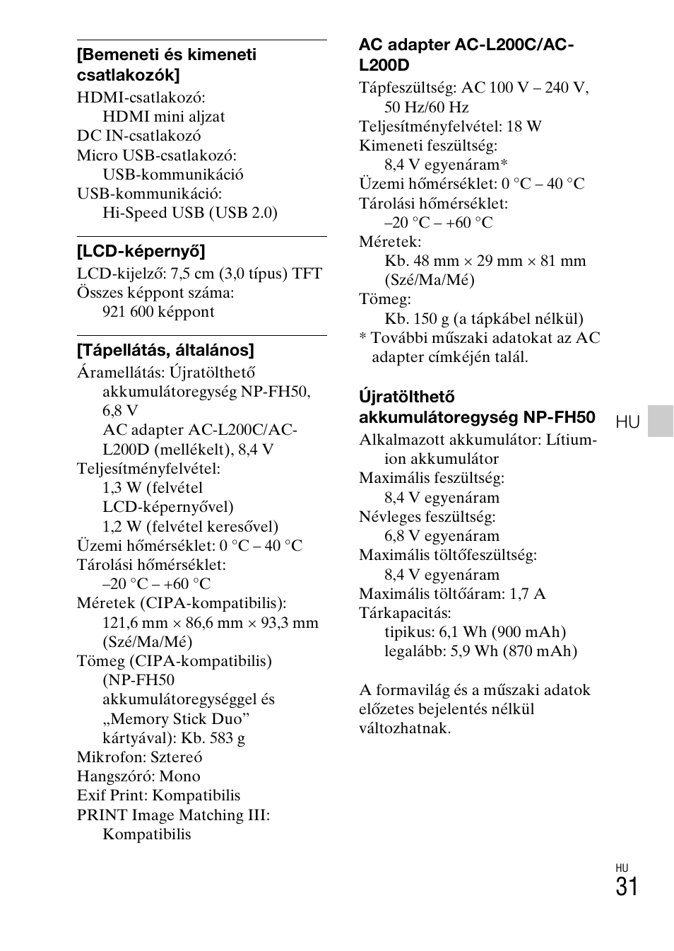 Sony DSC-HX200V User Manual | Page 315 / 603