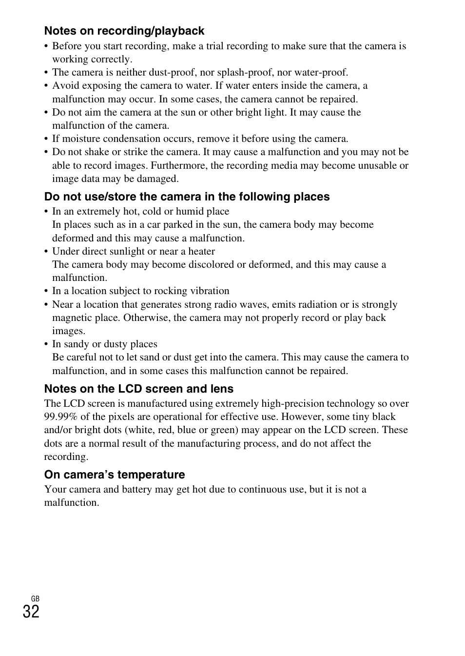 Sony DSC-HX200V User Manual | Page 32 / 603