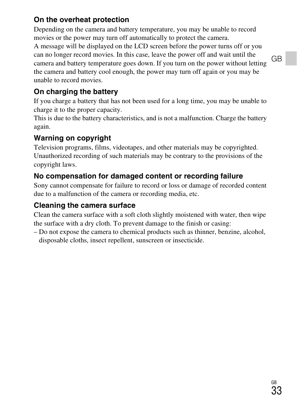 Sony DSC-HX200V User Manual | Page 33 / 603
