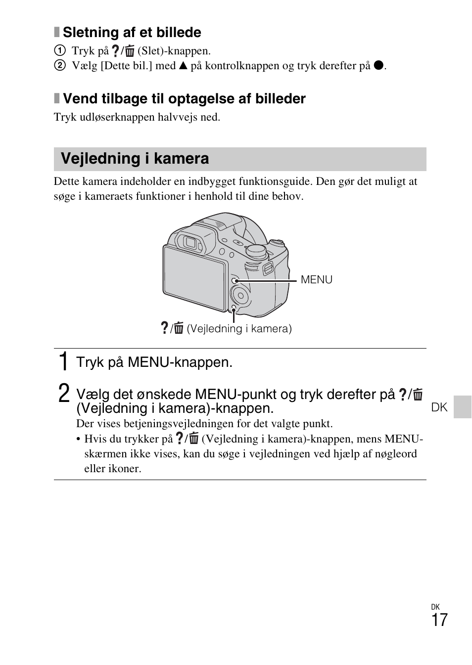 Vejledning i kamera | Sony DSC-HX200V User Manual | Page 455 / 603