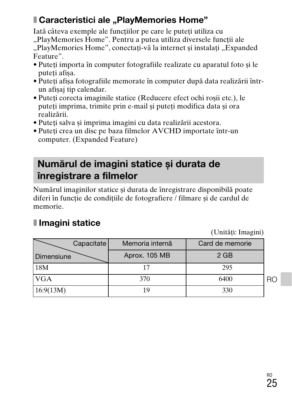 Ximagini statice | Sony DSC-HX200V User Manual | Page 523 / 603