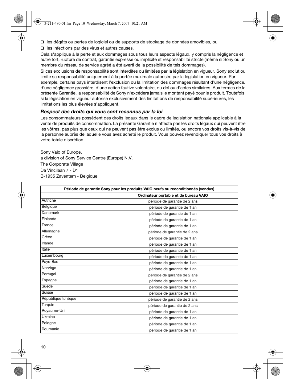 Sony VGN-AR41MR User Manual | Page 10 / 60