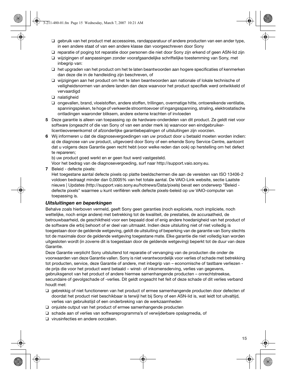 Sony VGN-AR41MR User Manual | Page 15 / 60