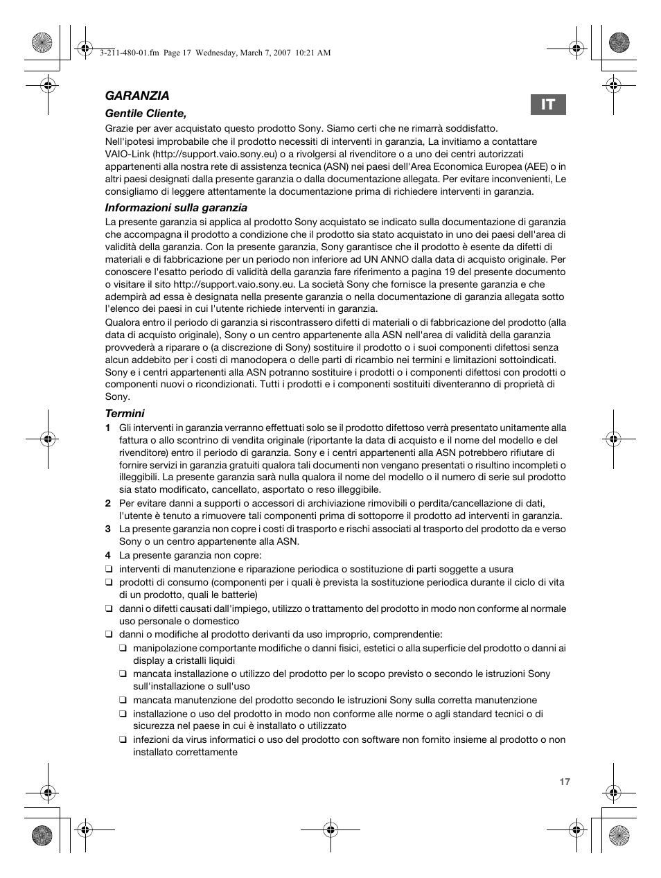 Sony VGN-AR41MR User Manual | Page 17 / 60