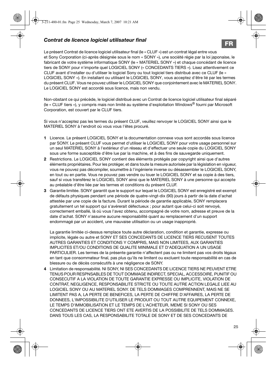 Sony VGN-AR41MR User Manual | Page 25 / 60