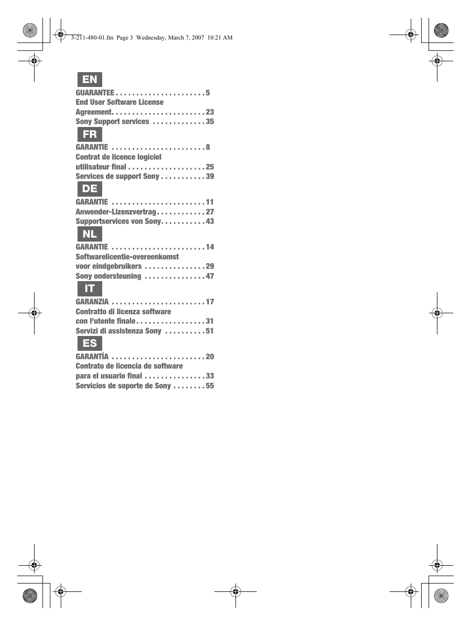 Sony VGN-AR41MR User Manual | Page 3 / 60