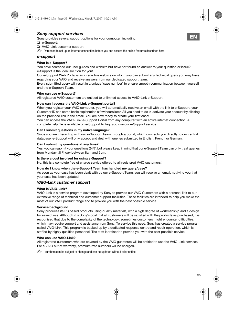 Sony VGN-AR41MR User Manual | Page 35 / 60