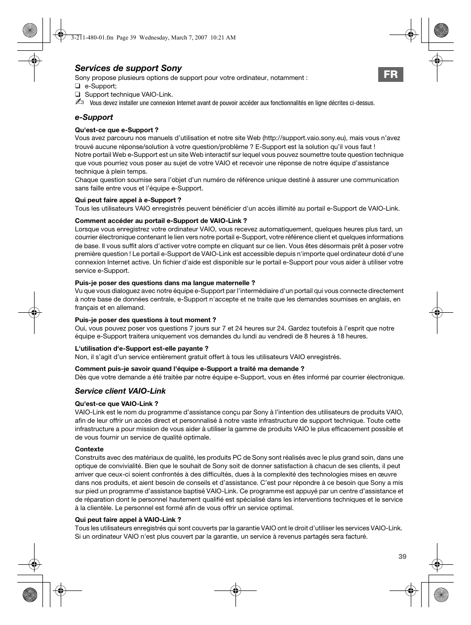 Sony VGN-AR41MR User Manual | Page 39 / 60