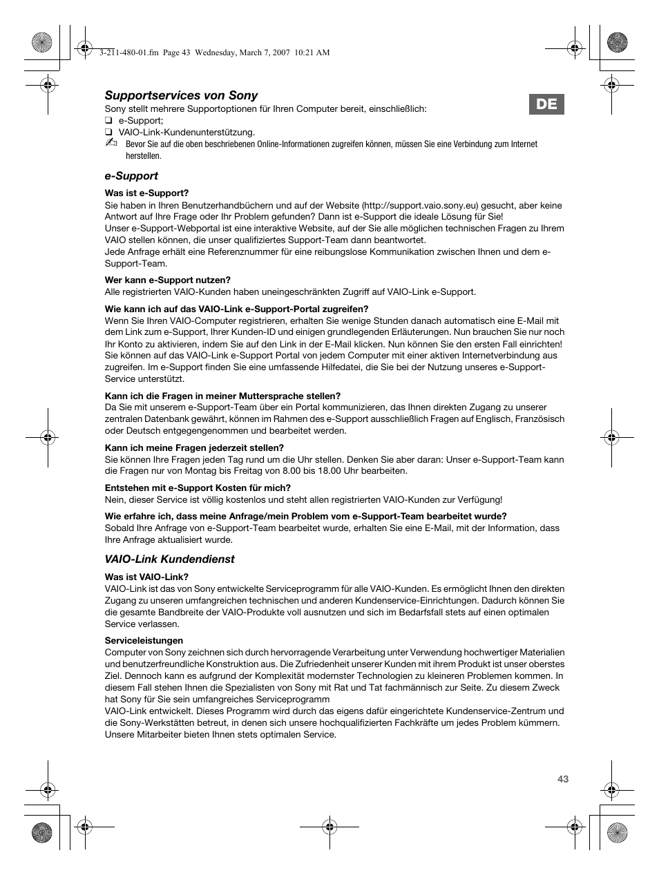 Sony VGN-AR41MR User Manual | Page 43 / 60