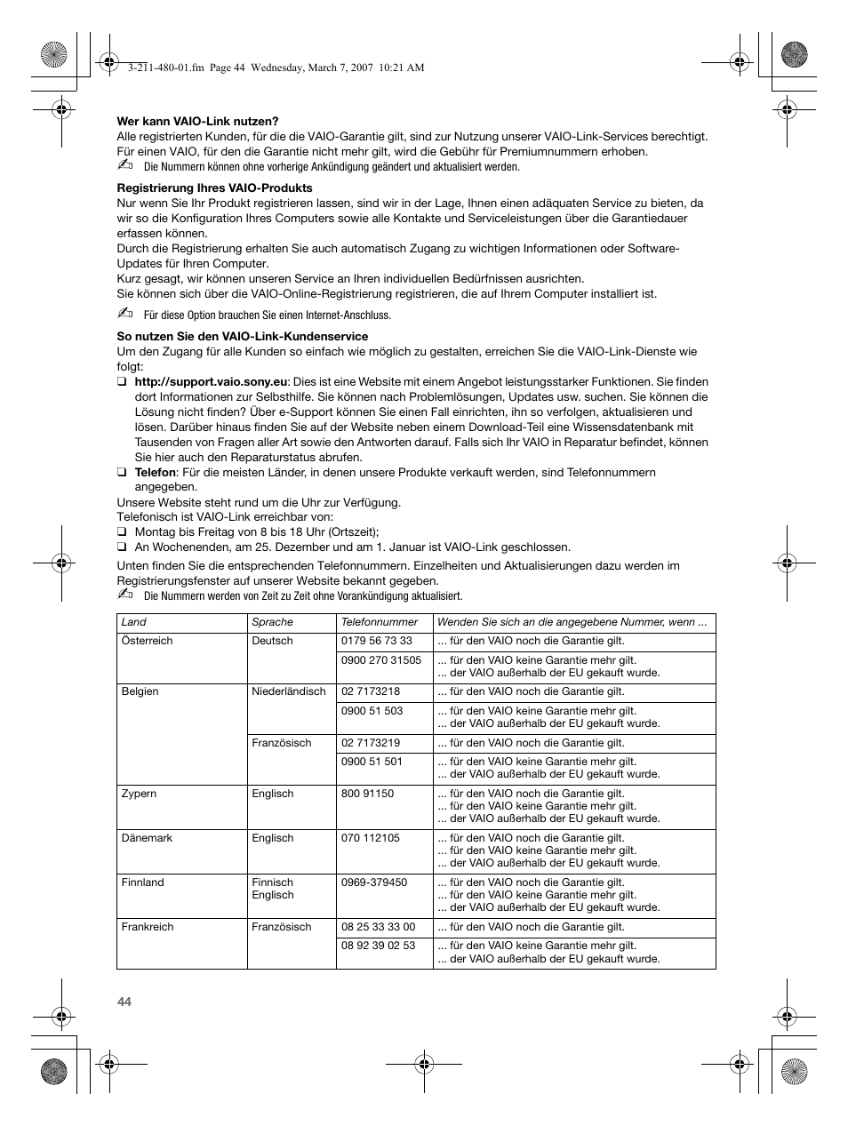 Sony VGN-AR41MR User Manual | Page 44 / 60