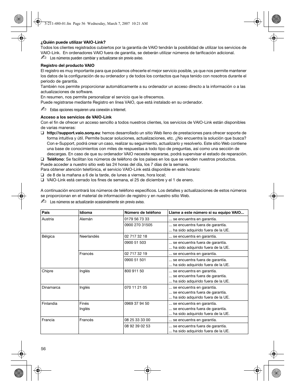 Sony VGN-AR41MR User Manual | Page 56 / 60