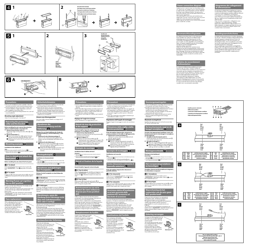 1a b | Sony DSX-A30 User Manual | Page 2 / 2