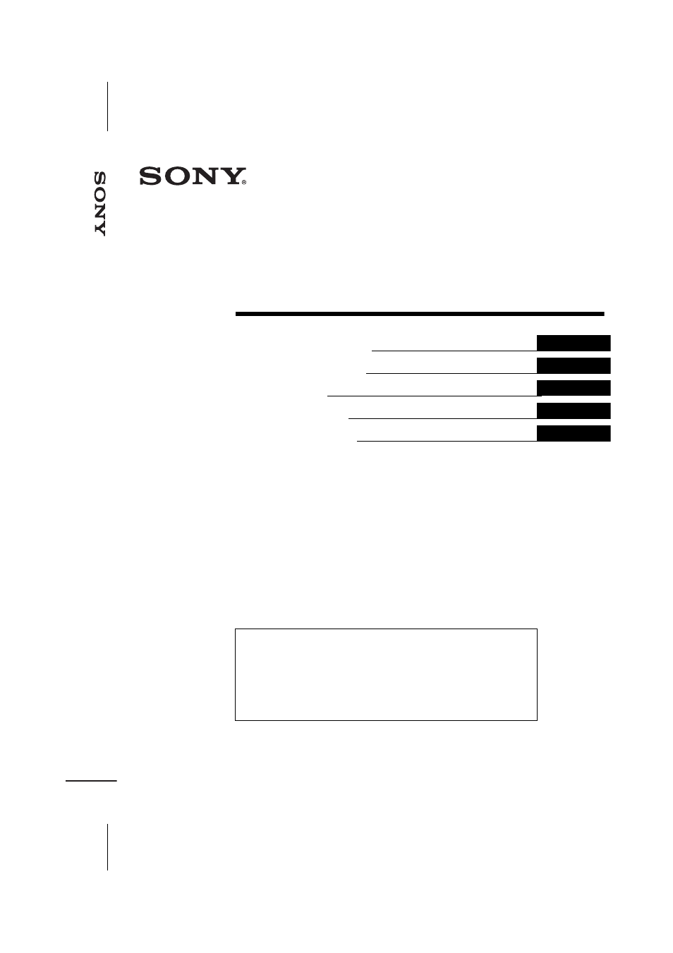 Sony NVX-HC1 User Manual | 130 pages