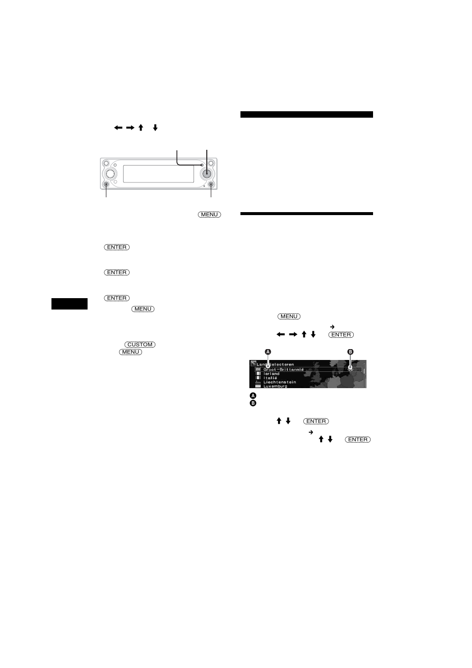 Routes zoeken, De bestemming instellen en de begeleiding starten, De bestemming instellen en de begeleiding | Starten | Sony NVX-HC1 User Manual | Page 114 / 130