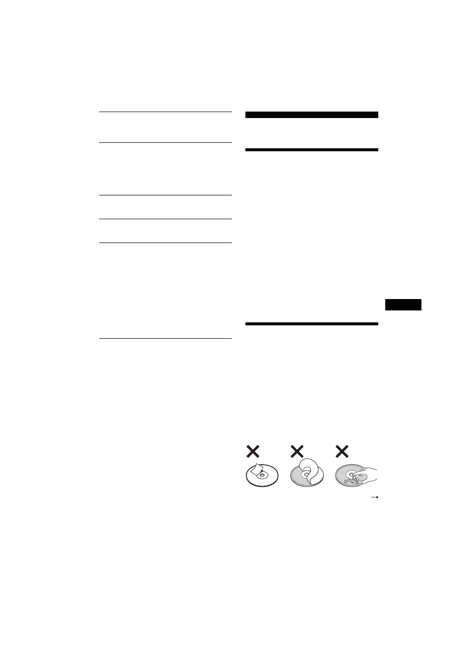 Aanvullende informatie, Voorzorgsmaatregelen, Opmerkingen over discs | Voorzorgsmaatregelen opmerkingen over discs | Sony NVX-HC1 User Manual | Page 123 / 130