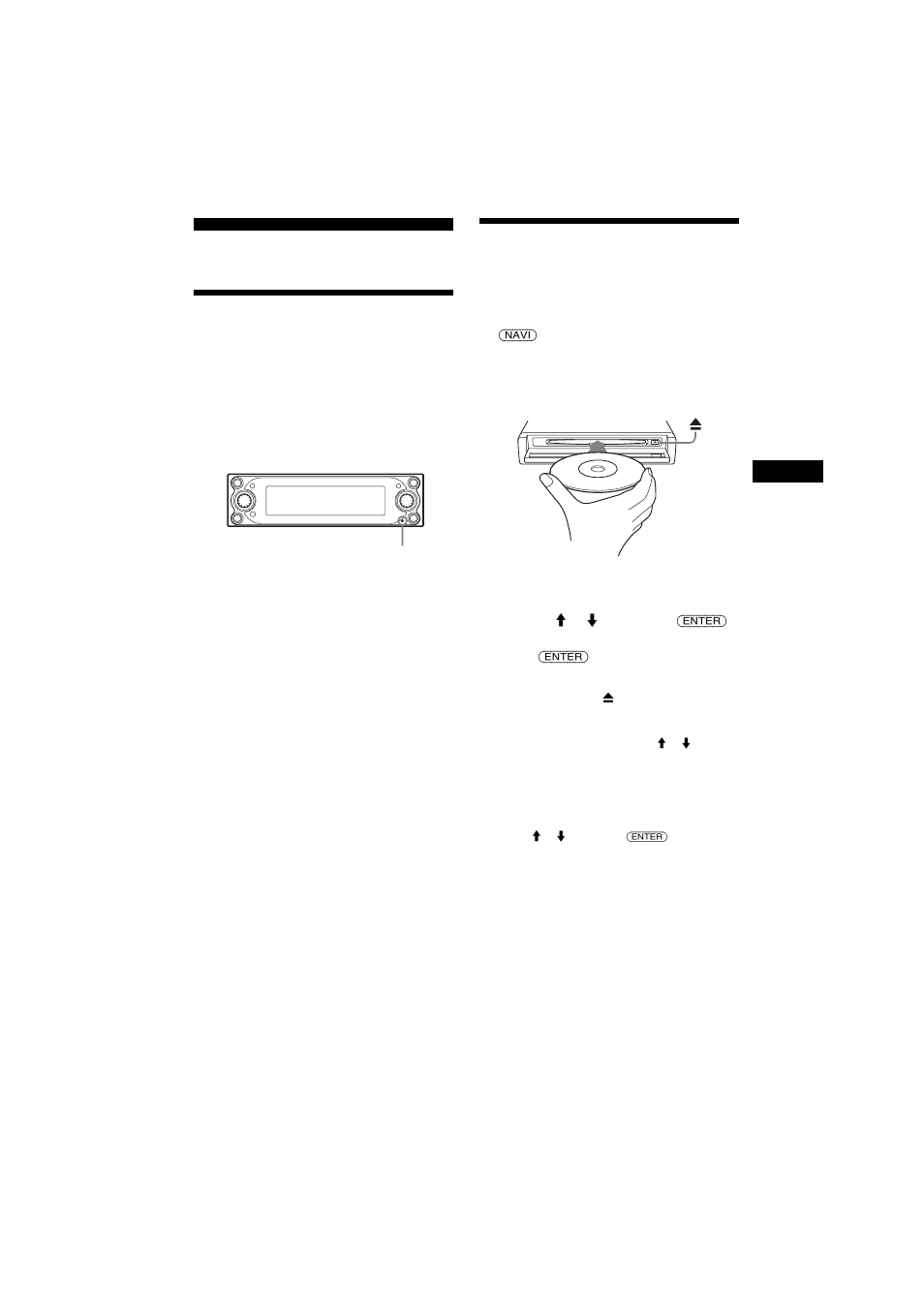 Getting started, Resetting the unit, Starting up the navigation | Resetting the unit starting up the navigation | Sony NVX-HC1 User Manual | Page 9 / 130