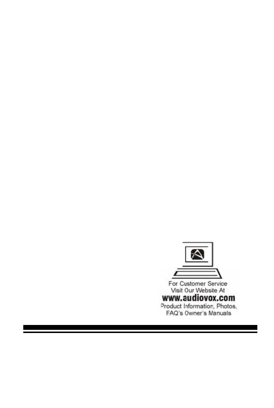 Audiovox LCMR5RP User Manual | Page 8 / 8