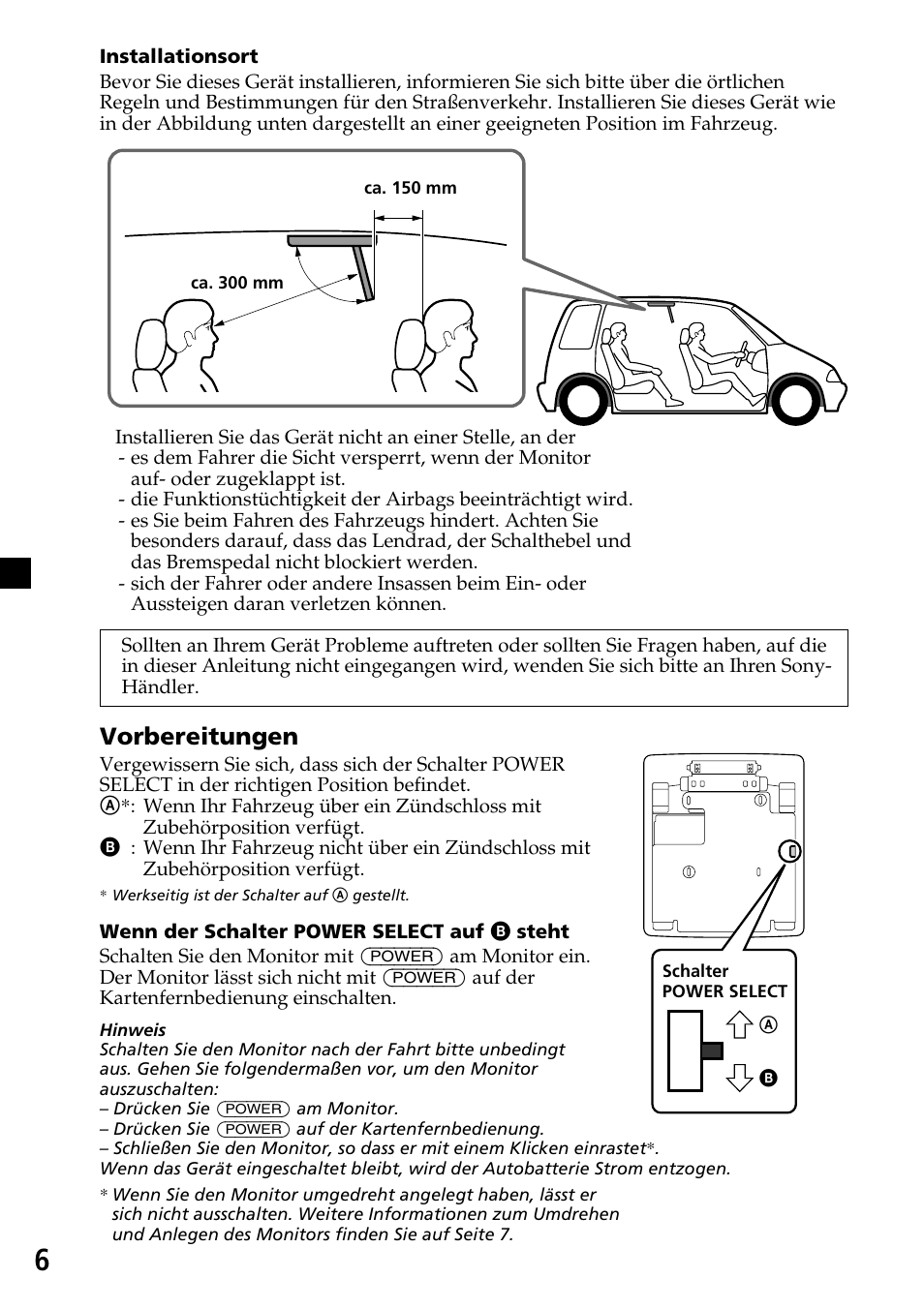 Vorbereitungen | Sony XVM-R70 User Manual | Page 26 / 104