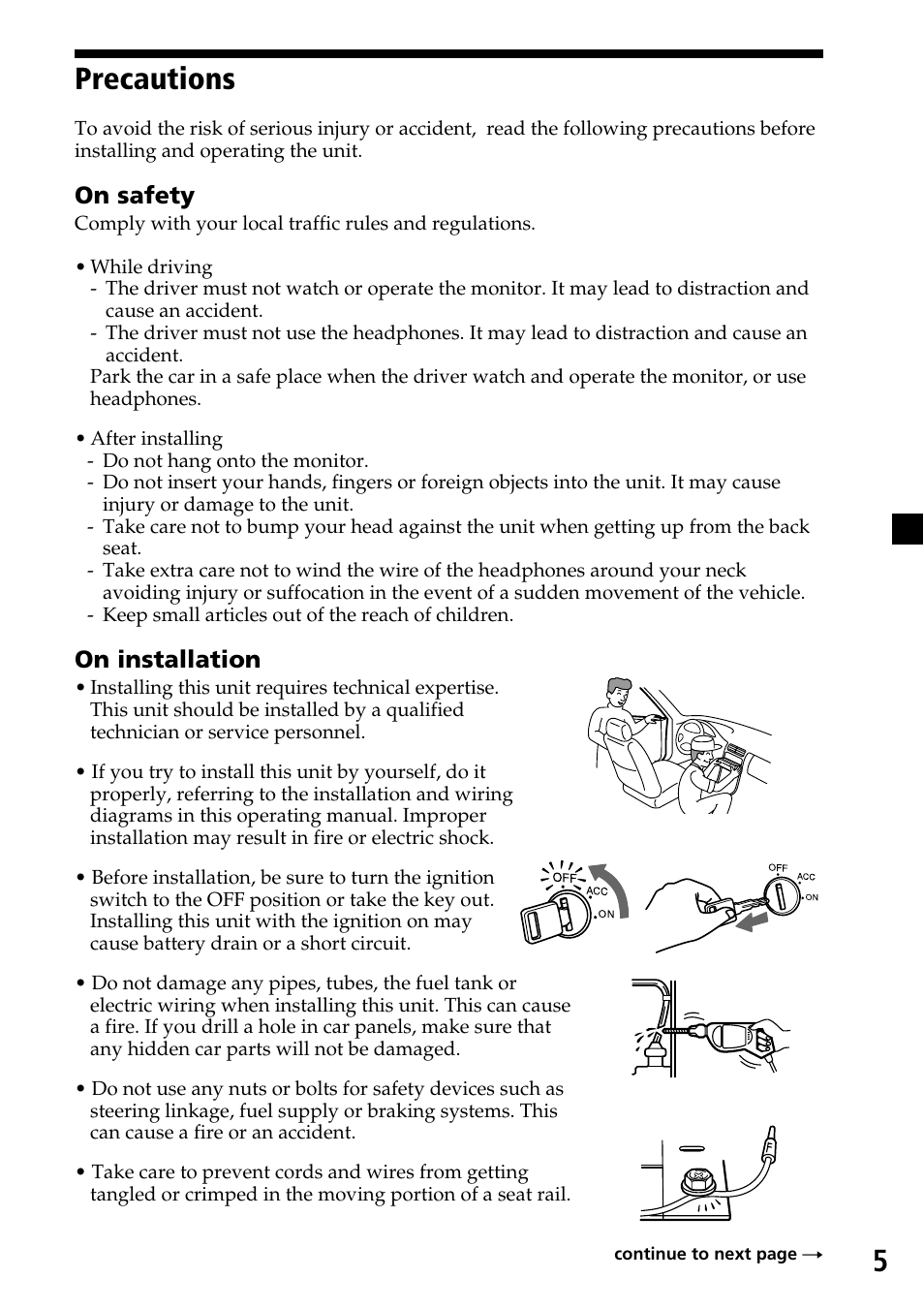 Precautions, 5precautions | Sony XVM-R70 User Manual | Page 5 / 104