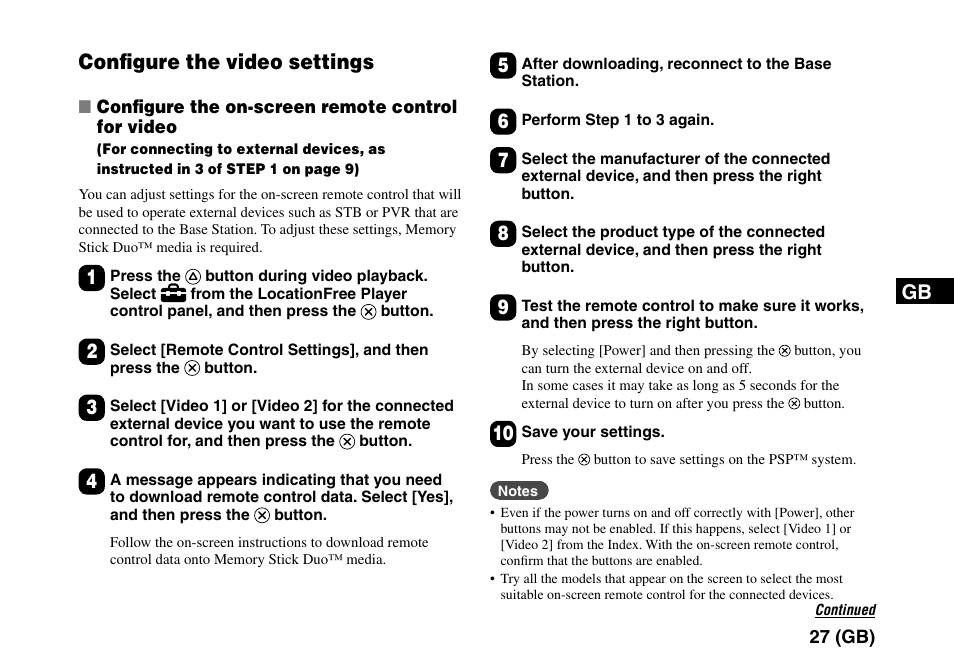 Conﬁgure the video settings | Sony LF-PK1 User Manual | Page 31 / 155