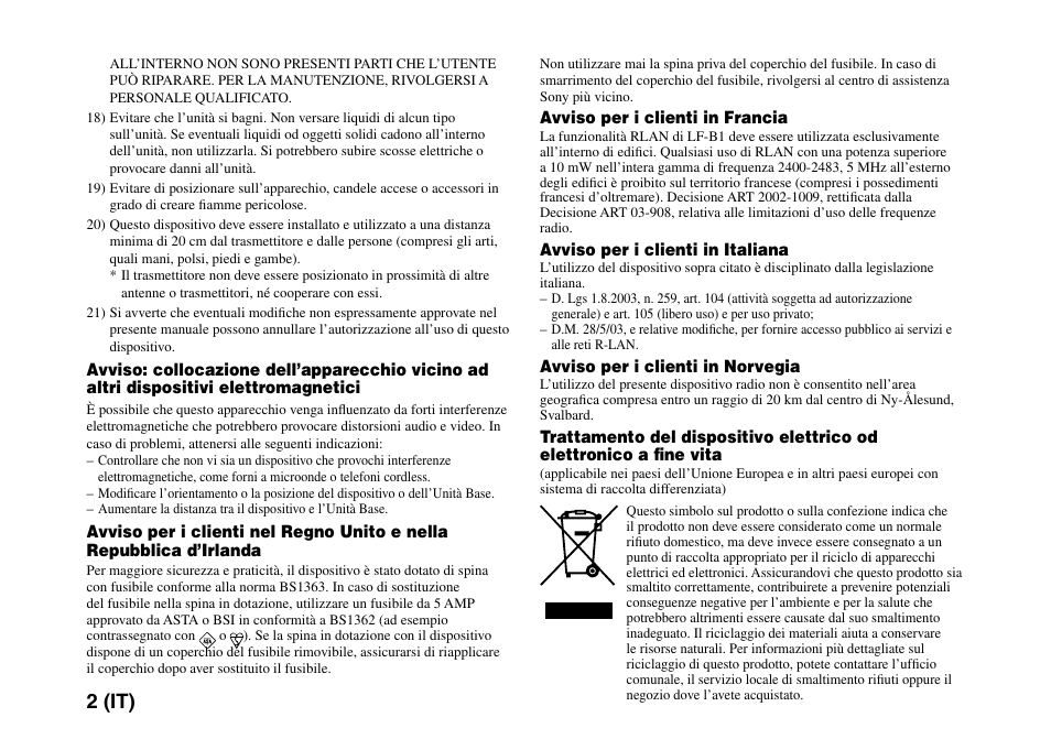 2 (it) | Sony LF-PK1 User Manual | Page 96 / 155