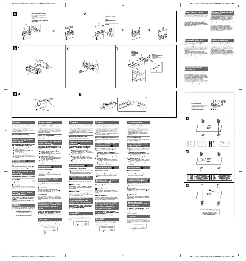 Sony CDX-GT100 User Manual | Page 2 / 2