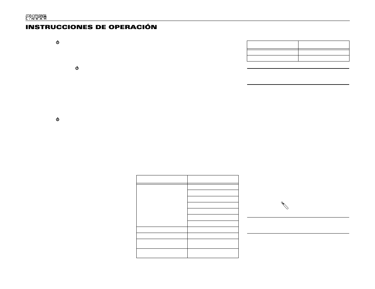 Instrucciones de operación | Audiovox UV7 User Manual | Page 46 / 92
